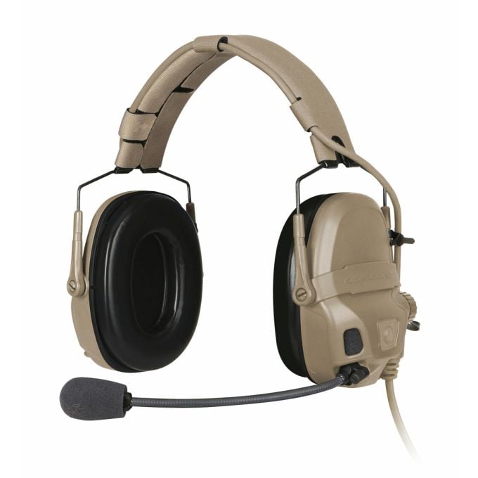 Ops-Core AMP Communication Headset Fixed Downlead (NFMI Enabled)